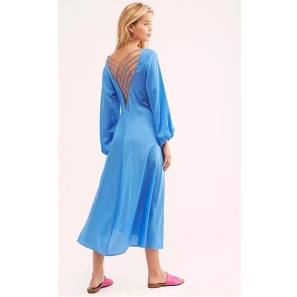 Free People Later Days Midi Dress - Picture 6 of 6